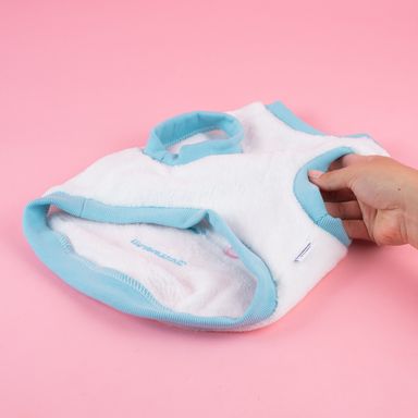 Ropa para mascotas camisa 100% poliéster blanca 33x25 cm cinnamoroll sanrio -  Sanrio