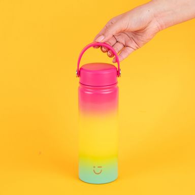 Termo con tapa enroscable acero inoxidable 538 ml -  Miniso