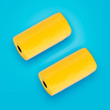 Paquete bolsas para desechos de mascotas amarillas 30x22 cm 6 piezas -  Miniso