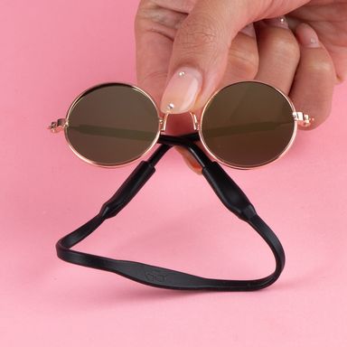Lentes para mascotas tipo aviador metálicos ahumado verde -  Miniso