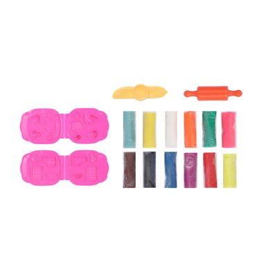 Set de plastilina multicolor 12 piezas food party -  Miniso