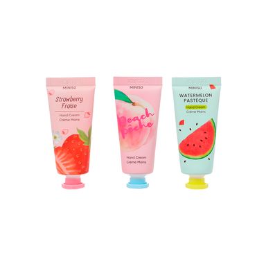 Kit crema hidratante para manos fruit series 20 ml 3 piezas -  Miniso