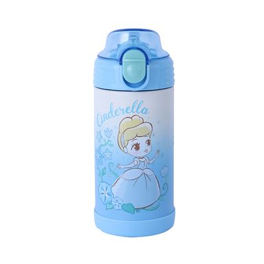 Tomatodo térmico princesas manga acero inoxidable azul 300 ml cenicienta disney -  Disney