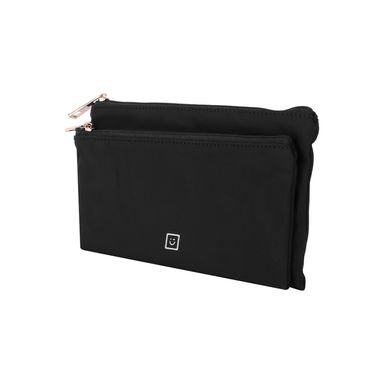 Bolso de mano clutch 100% poliéster negro 20x13x1 cm -  Miniso