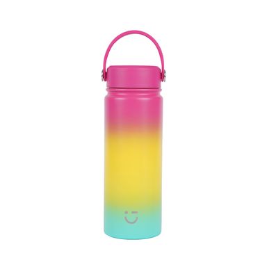 Termo con tapa enroscable acero inoxidable 538 ml -  Miniso
