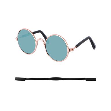 Lentes para mascotas tipo aviador metálicos ahumado verde -  Miniso
