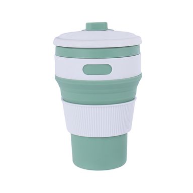 Tomatodo plegable silicona verde 350 ml -  Miniso