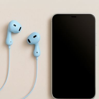 Audífonos de cable azules 120 cm 3.5 mm -  Miniso