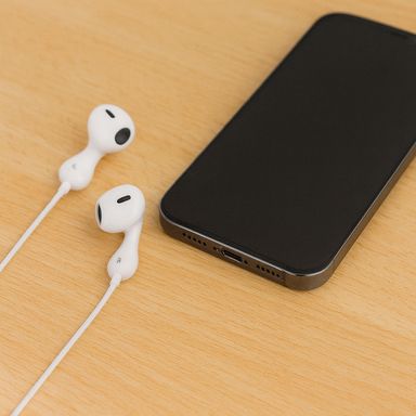 Audífonos de cable blancos 120 cm 3.5 mm -  Miniso