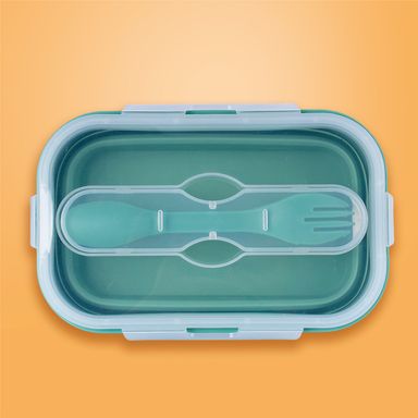 Taper de alimentos plegable silicona verde 1000 ml -  Miniso