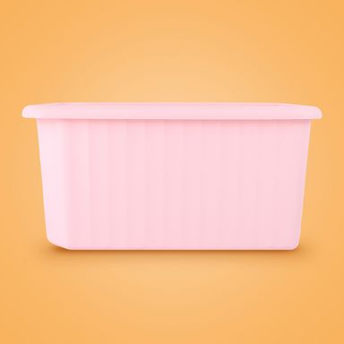 Organizador de escritorio rectangular plástico rosa 29.5x20x14.8 cm -  Miniso