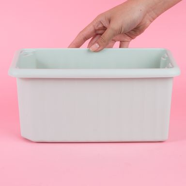 Organizador de escritorio plástico verde 27x15x12.8 cm -  Miniso