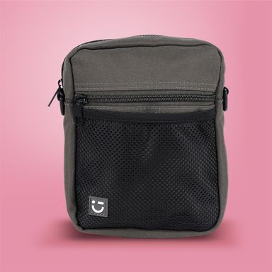 Bolso bandolera minimalista textil 16x21 cm -  Miniso