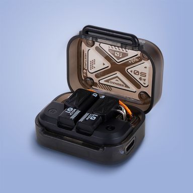 Audífonos inalámbricos con estuche de carga ice brick sintéticos negros 6x5 cm tws -  Miniso