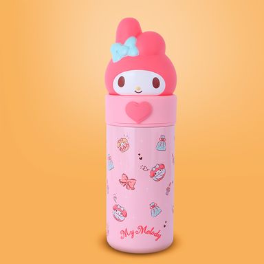 Termo con tapa enroscable acero inoxidable rosa 350 ml my melody sanrio -  Sanrio