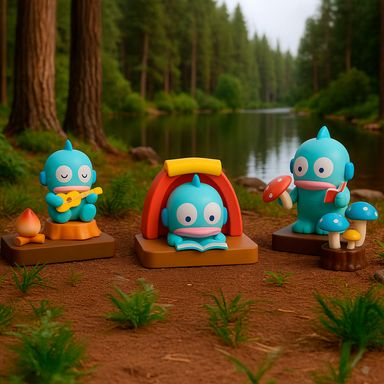 Blind box disfrutando al aire libre 8 cm hangyodon sanrio -  Miniso