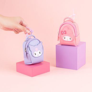 Monedero sintético morado 8x10 cm kuromi sanrio -  Sanrio