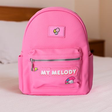 Mochila casual textil rosa 28x23x12 cm my melody sanrio -  Sanrio