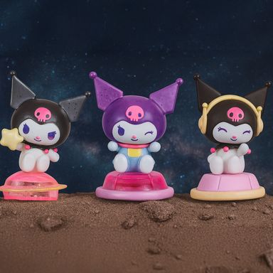 Blind box luz galáctica 3 cm kuromi sanrio -  Sanrio