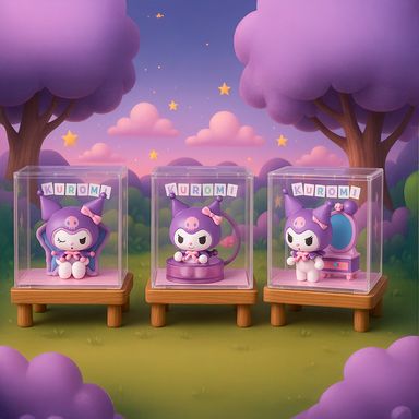 Blind box arreglándose en casa 6.5x6.5 cm kuromi sanrio -  Sanrio