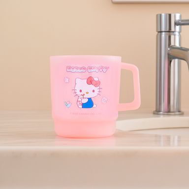 Taza para baño infantil fábrica de dulces plástico rosa 10.5x9.5 cm hello kitty sanrio -  Sanrio