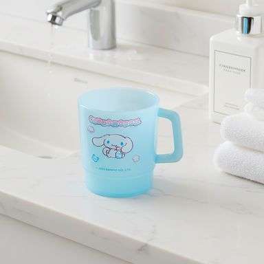 Taza para baño infantil fábrica de dulces plástico azul 10.5x9.5 cm cinnamoroll sanrio -  Sanrio