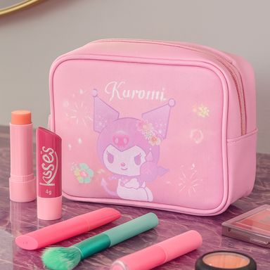 Cosmetiquera sintética lila 22x18x7 cm kuromi sanrio -  Sanrio