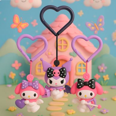 Blind box cupido 14 cm tipo llavero my melody & kuromi sanrio -  Sanrio