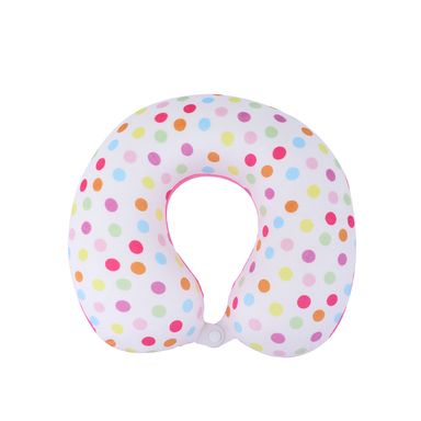 Almohada de viaje estampado de lunares memory foam 32x30 cm -  Miniso