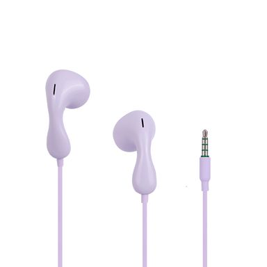 Audífonos de cable lilas 120 cm 3.5 mm -  Miniso