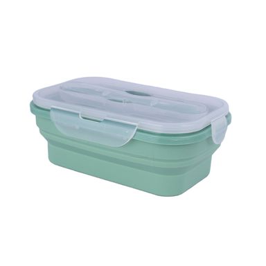 Taper de alimentos plegable silicona verde 1000 ml -  Miniso
