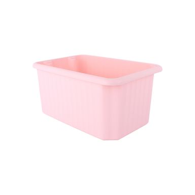 Organizador de escritorio rectangular plástico rosa 29.5x20x14.8 cm -  Miniso