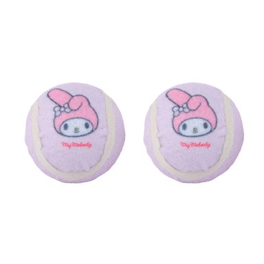 Set pelotas para perro pelotas poliéster lilas chicas 2 piezas my melody sanrio -  Sanrio