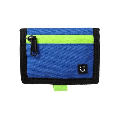 Billetera para hombre bifold textil azul 12x1 cm -  Miniso