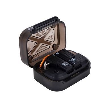 Audífonos inalámbricos con estuche de carga ice brick sintéticos negros 6x5 cm tws -  Miniso