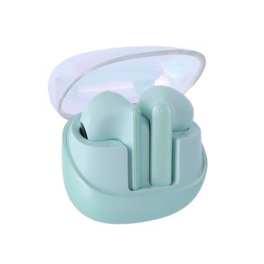 Audífonos inalámbricos con estuche de carga mermaid verdes 6x6 cm -  Miniso