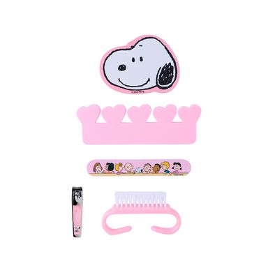 Kit manicure acero inoxidable rosa 5 piezas snoopy -  Snoopy