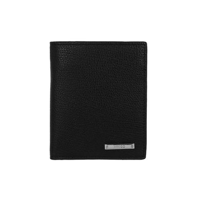 Billetera para hombre bifold sintética negra 11x9x1 cm -  Miniso