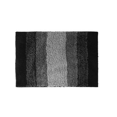 Tapete decorativo afelpado 100% poliéster gris & negro 60x40 cm -  Miniso