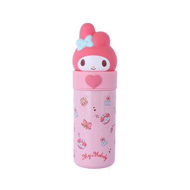 Termo con tapa enroscable acero inoxidable rosa 350 ml my melody sanrio -  Sanrio