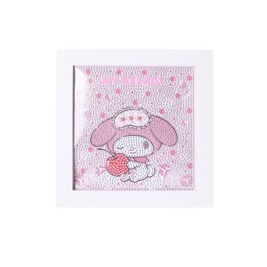 Kit pintura de diamantes portarretrato 12 piezas my melody sanrio -  Sanrio