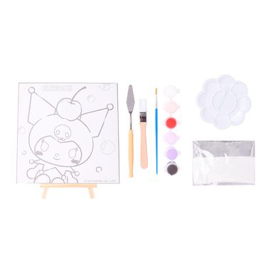 Kit de pintura texturizado 12 piezas kuromi sanrio -  Sanrio Colorful Summer