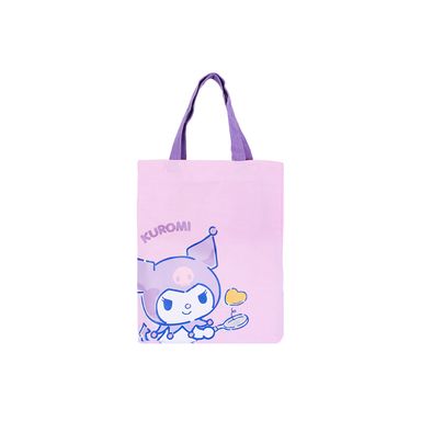 Bolsa de compras fruit textil morada 29x5x32 cm kuromi sanrio -  Sanrio