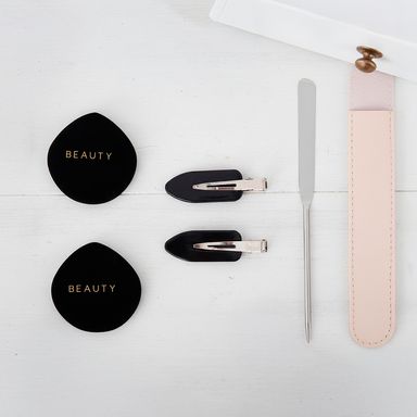 Kit de maquillaje para base de 6 piezas serie black gold -  Miniso