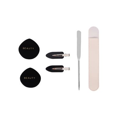 Kit de maquillaje para base de 6 piezas serie black gold -  Miniso