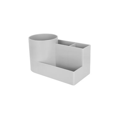 Organizador de plástico de 4 compartimentos gris -  Miniso
