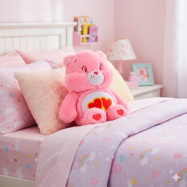 Peluche felpa rosa 27x35 cm amorosita ositos cariñositos -  Care Bears