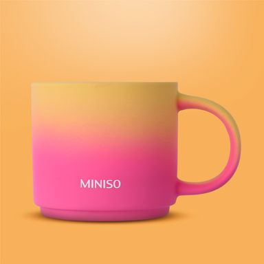 Taza minimalista cerámica degradada 400 ml -  Miniso