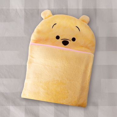 Manta con capucha textil amarilla 140x90 cm winnie pooh disney -  Disney