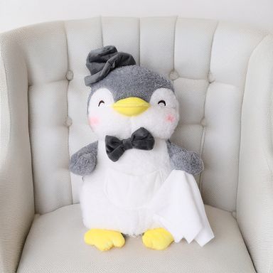 Peluche con moñitos magnéticos felpa 24x34 cm sr. miniso -  Mini Family